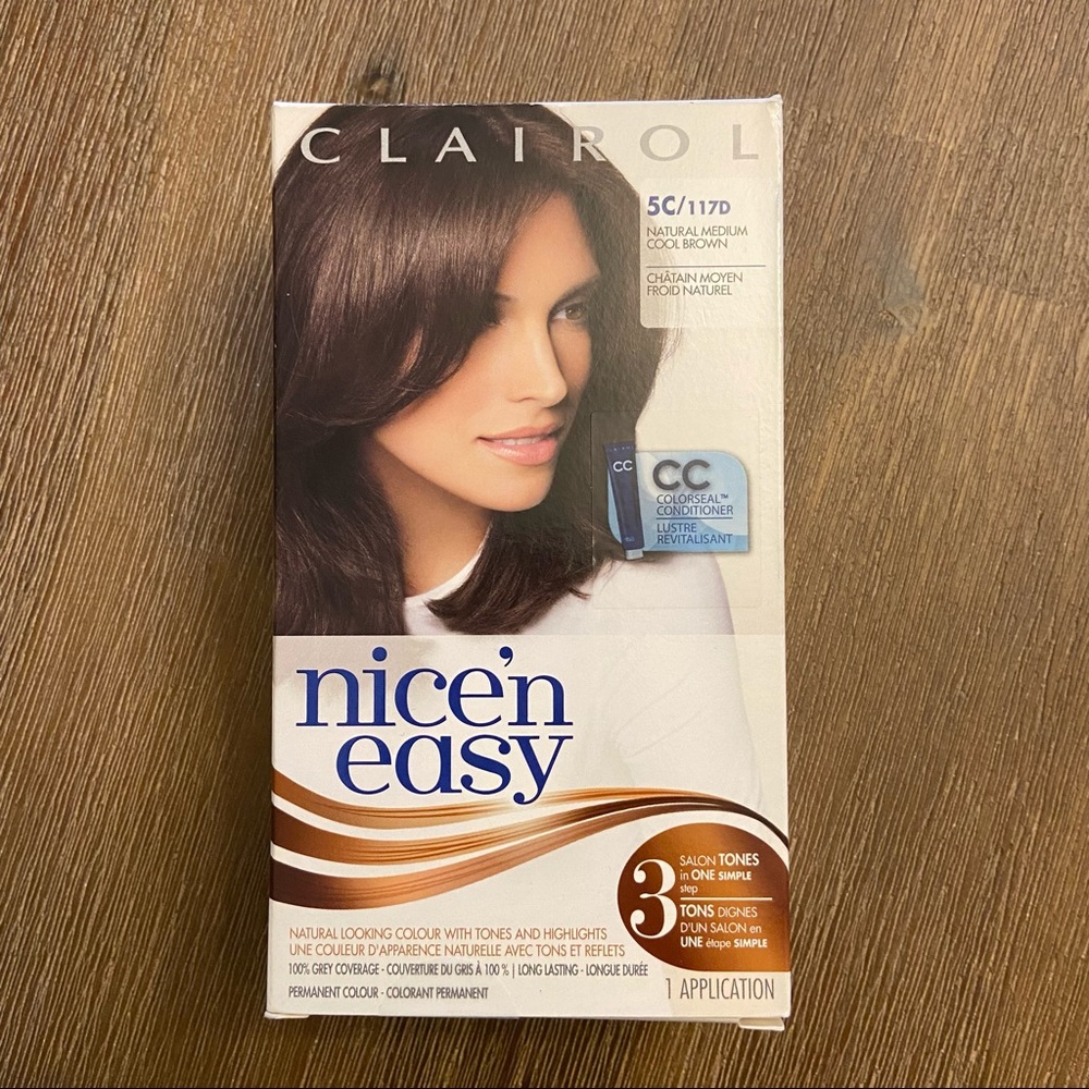 BNIB Clairol nice n easy hair colour (5C/117D)